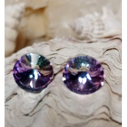 Náušnice puzeta velikost 8mm Swarovski Components