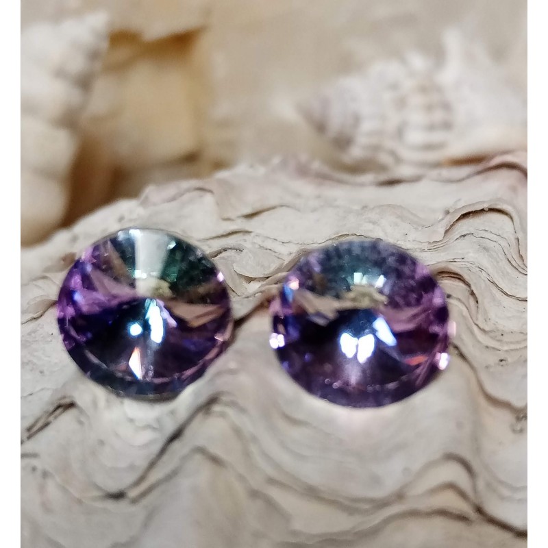 Náušnice puzeta velikost 8mm Swarovski Components