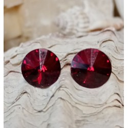 Náušnice puzeta velikost 8mm Swarovski Components