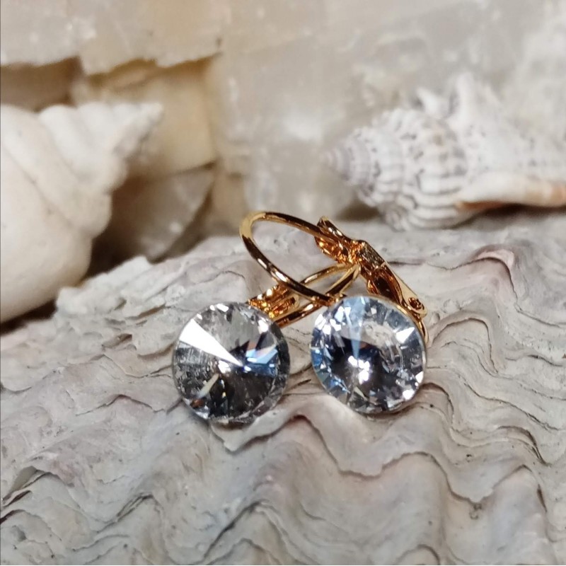 Náušnice závěsná velikost 8mm Swarovski Components