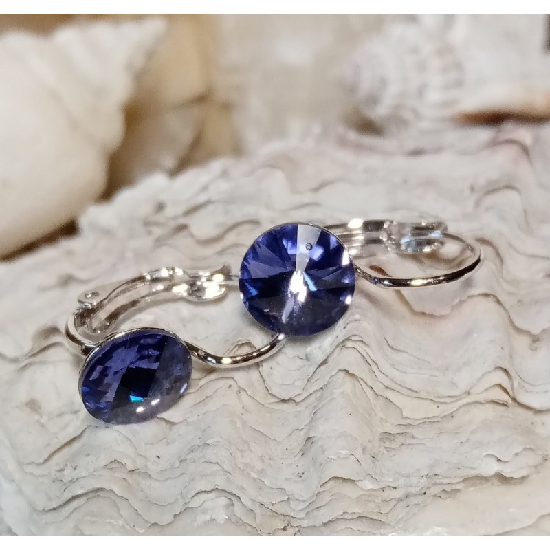 Náušnice závěsná velikost 8mm Swarovski Components