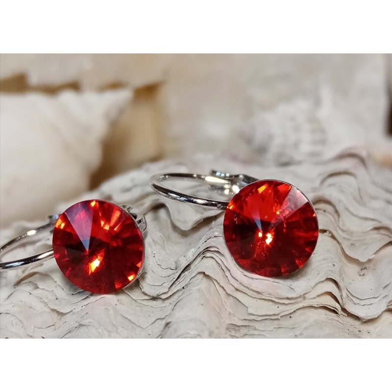 Náušnice závěsná velikost 8mm Swarovski Components