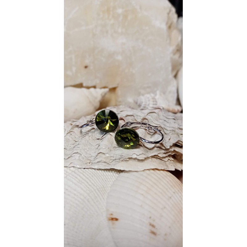 Náušnice závěsná velikost 8mm Swarovski Components