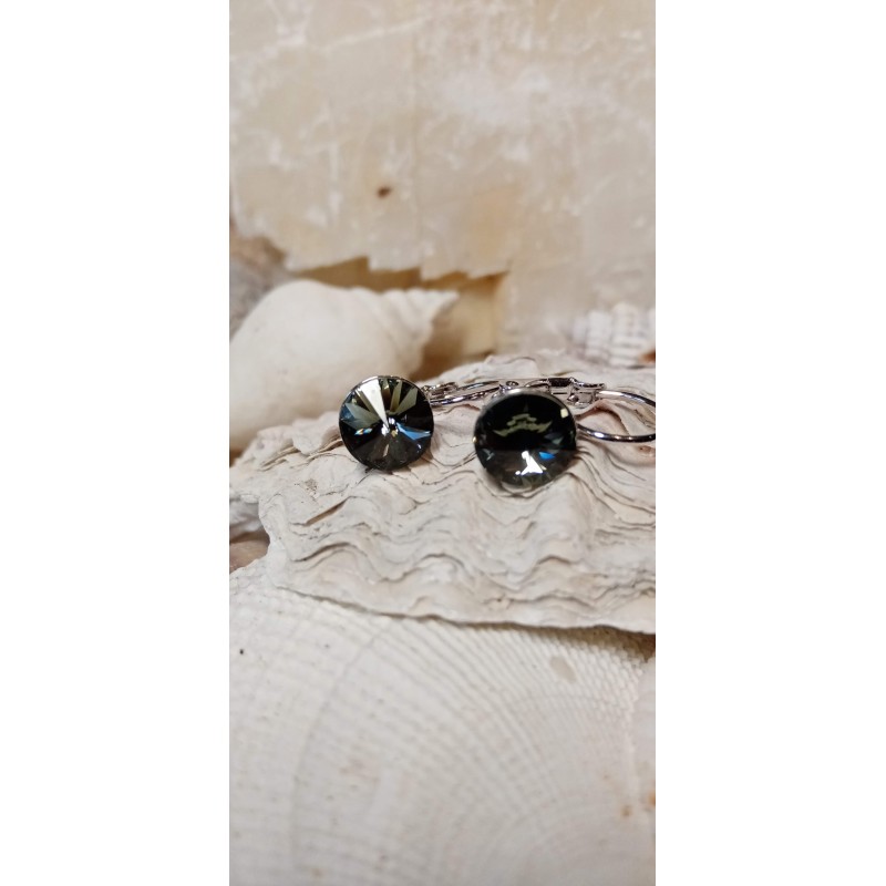 Náušnice závěsná velikost 8mm Swarovski Components