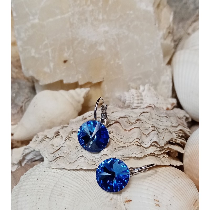 Náušnice závěsná velikost 12mm Swarovski Components