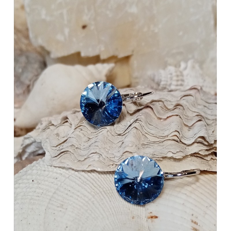 Náušnice závěsná velikost 12mm Swarovski Components