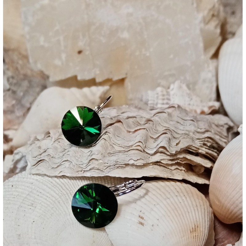 Náušnice závěsná velikost 12mm Swarovski Components