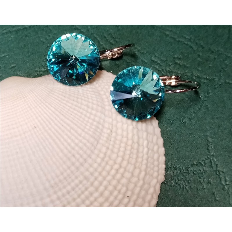 Náušnice závěsná velikost 12mm Swarovski Components