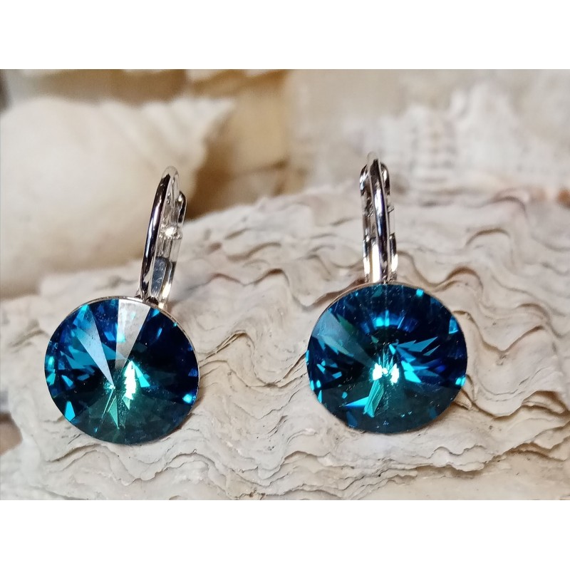 Náušnice závěsná velikost 12mm Swarovski Components