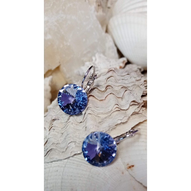 Náušnice závěsná velikost 12mm Swarovski Components