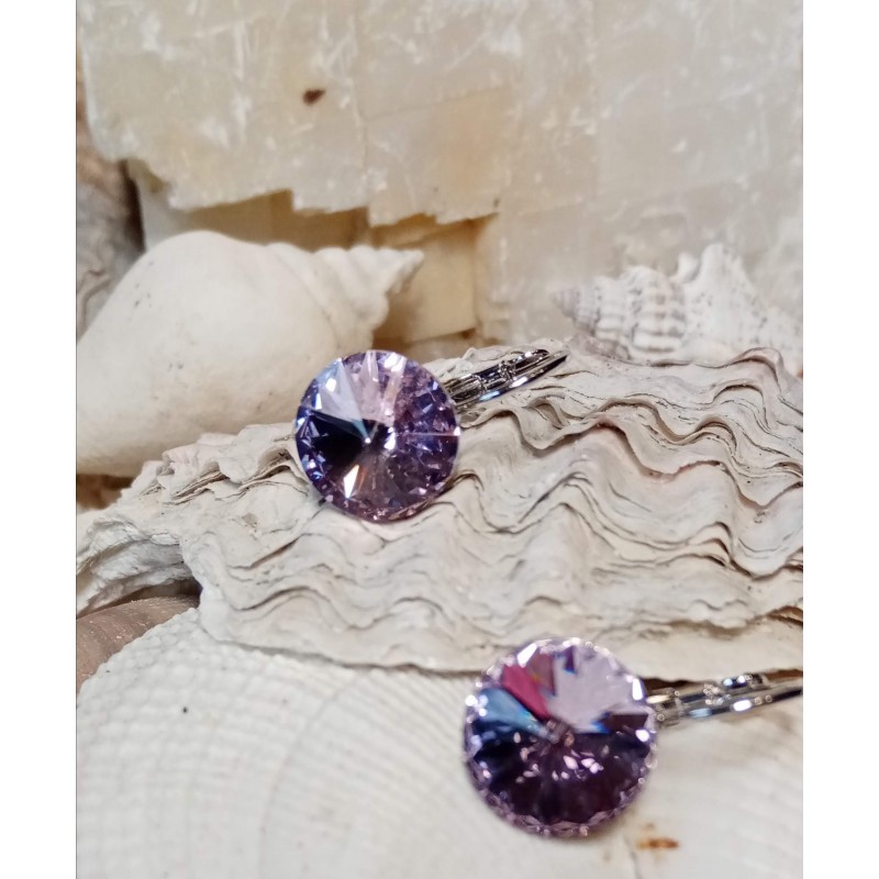 Náušnice závěsná velikost 12mm Swarovski Components