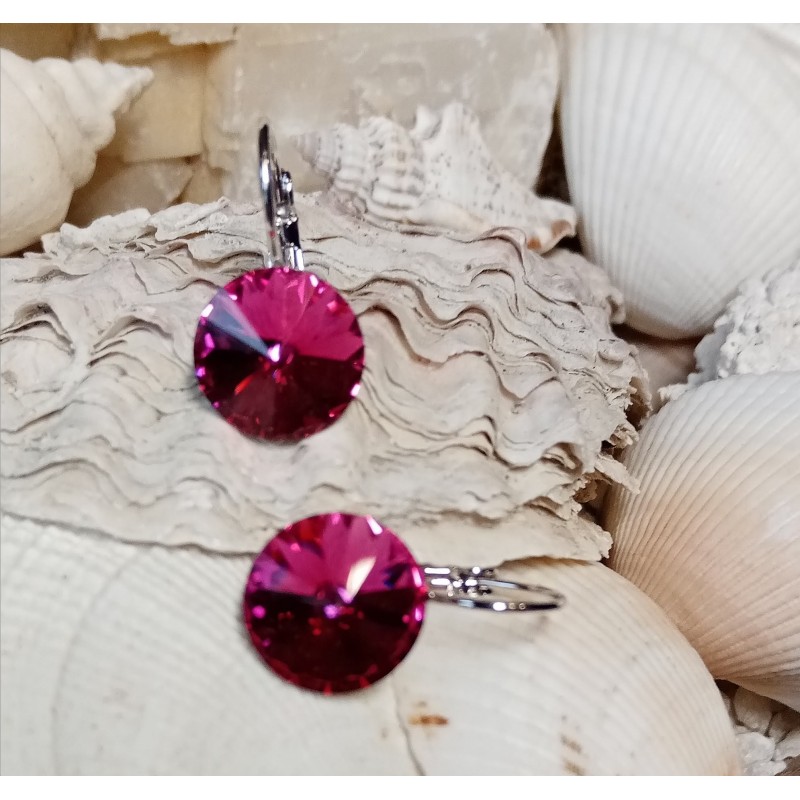 Náušnice závěsná velikost 12mm Swarovski Components