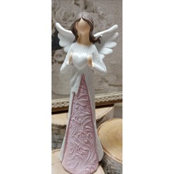 Anděl s růžovými šaty