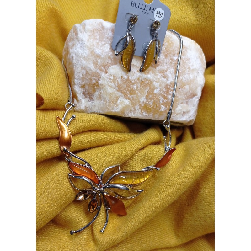 Sada Francie hnědohořticověžlutá