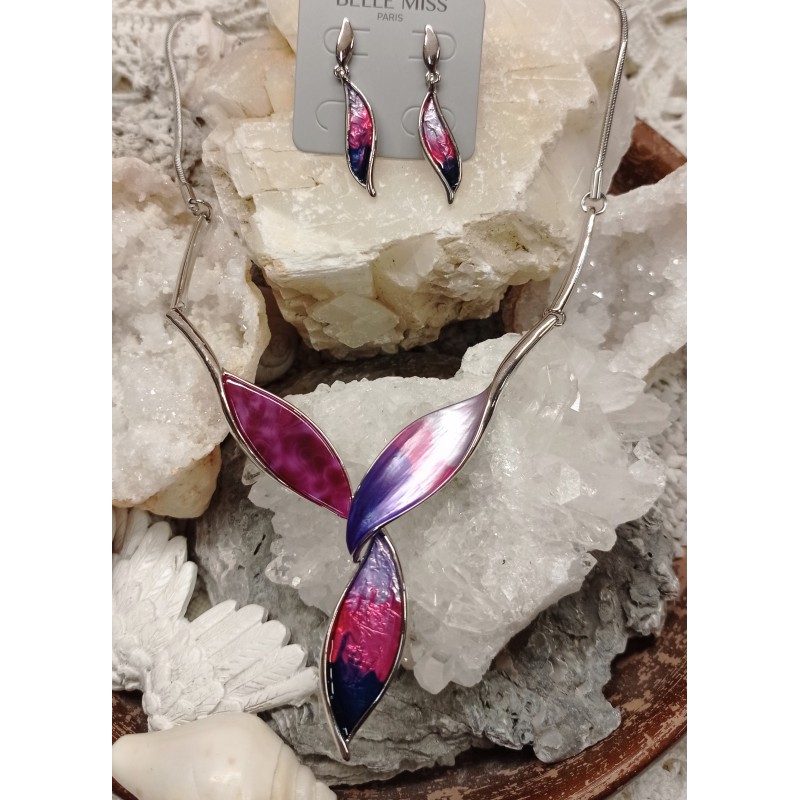 Sada Francie růžovofialová