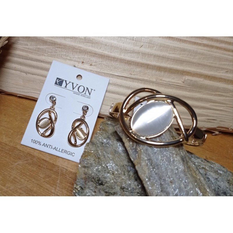 Náušnice zlatý pokov