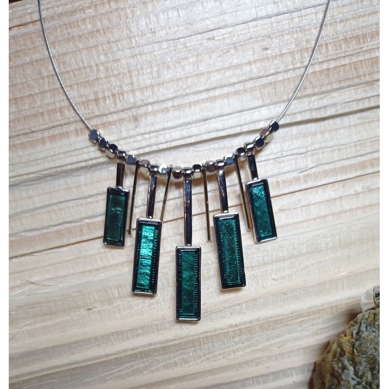 Náhrdelník YVON zelený