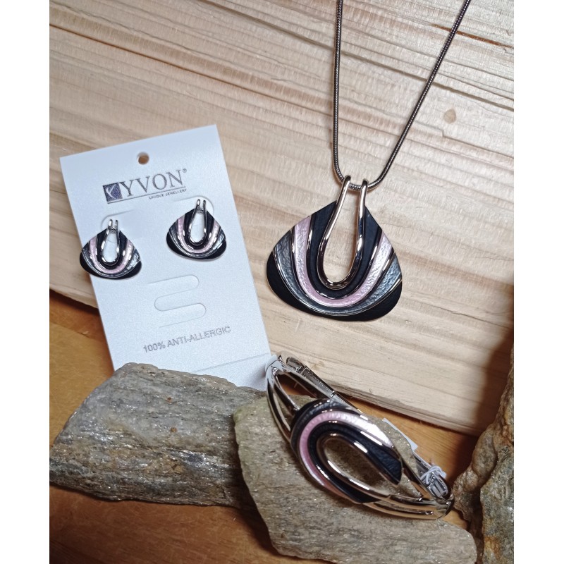 Náušnice YVON černé