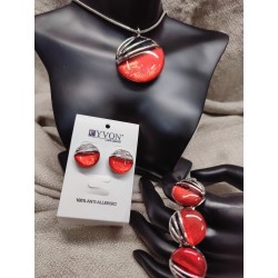 Souprava Yvon červená