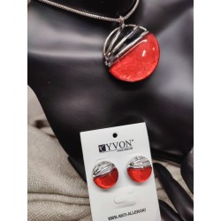 Náhrdelník Yvon červený