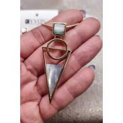 Náhrdelník Yvon pokov starozlato