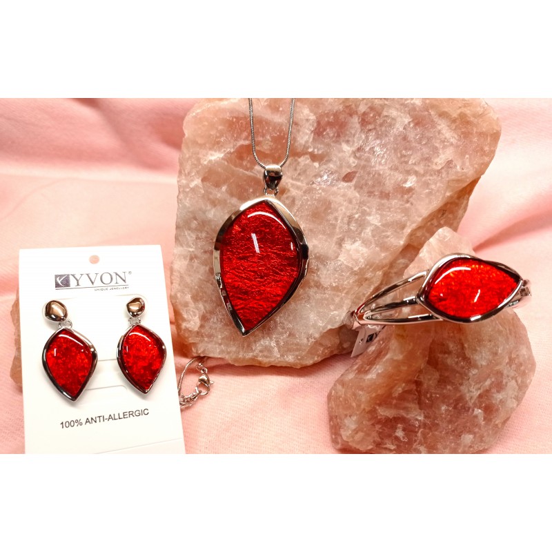 Náhrdelník Yvon červený