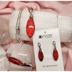 Souprava Yvon červená