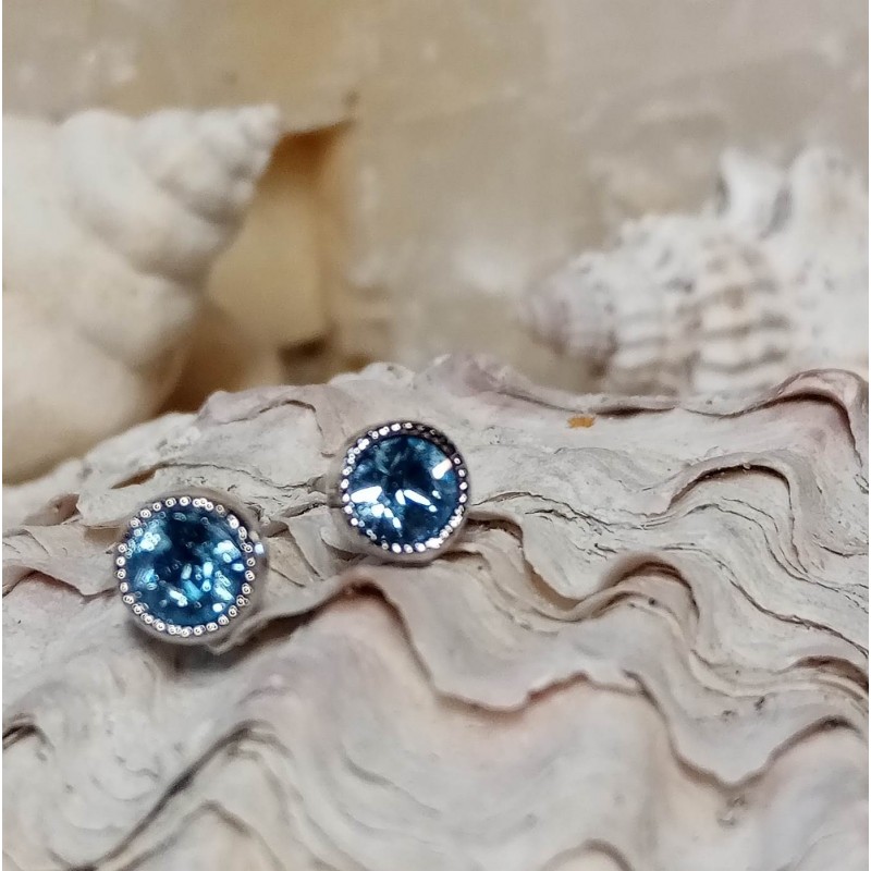 Náušnice Swarovski komponents puzeta 4mm
