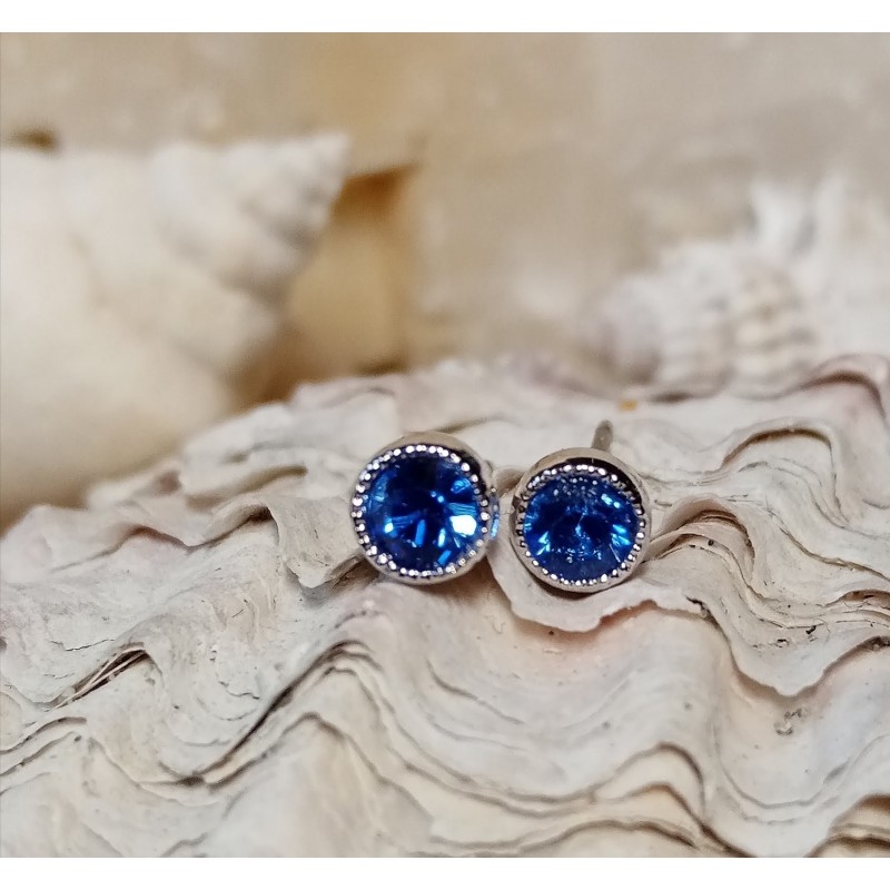 Náušnice Swarovski komponents puzeta 4mm